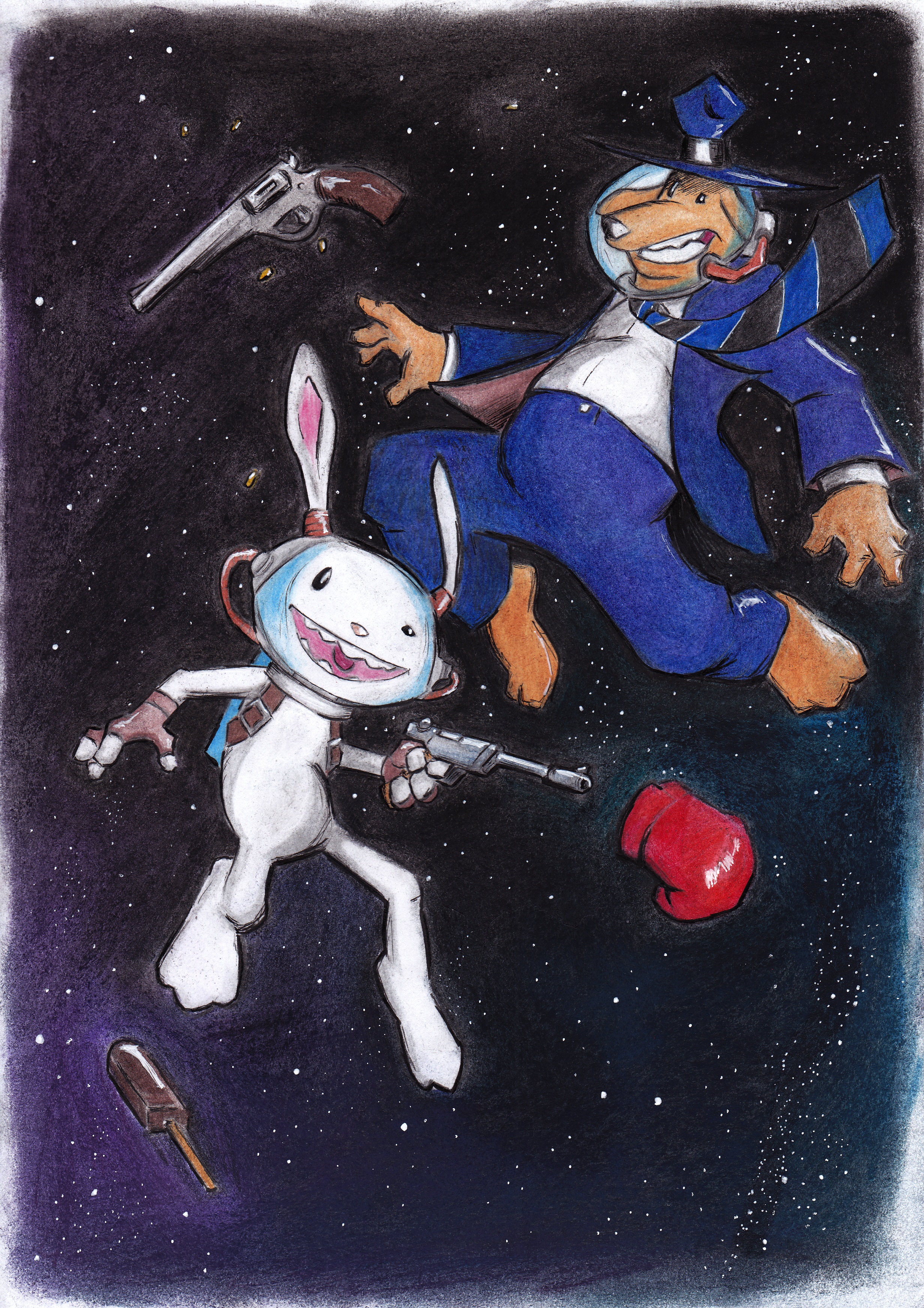 Sam and Max in outer space