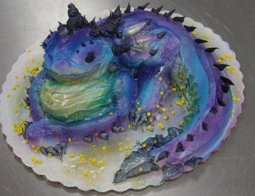 Gem Dragon Cupcake