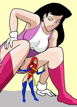 Elasti Lois vs. Ms MJ Marvel