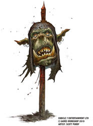 Warhammer Fantasy Roleplay - Orc On A Stick