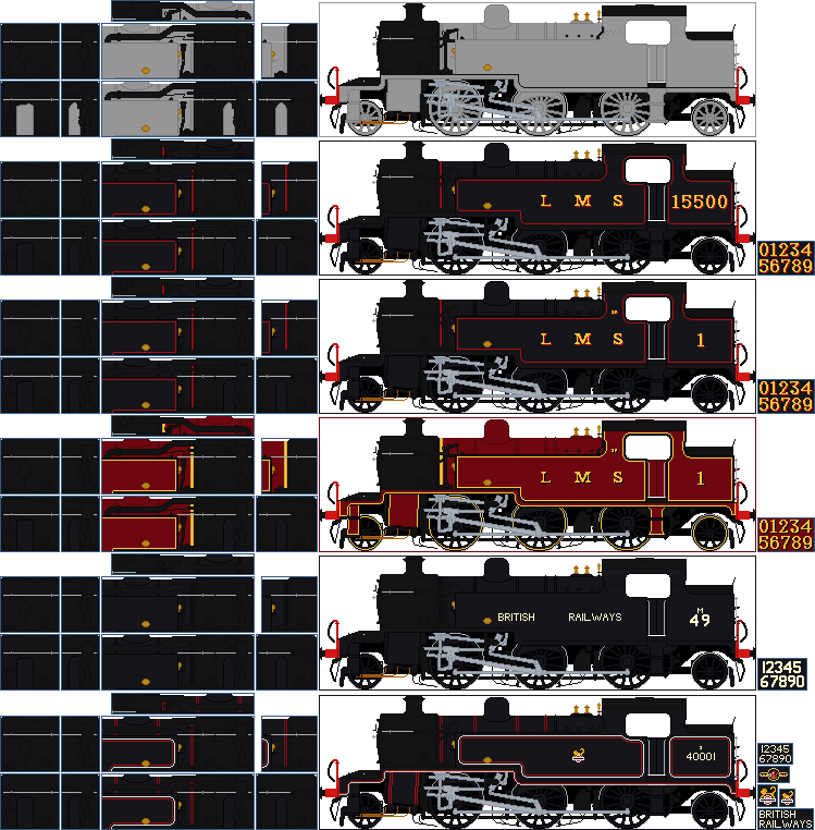 Rms Fowler LMS Fowler 3P 2-6-2 Tanks by RyanRTS on DeviantArt