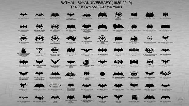 Batman 80th anniversary (1939-2019): Batman Symbol