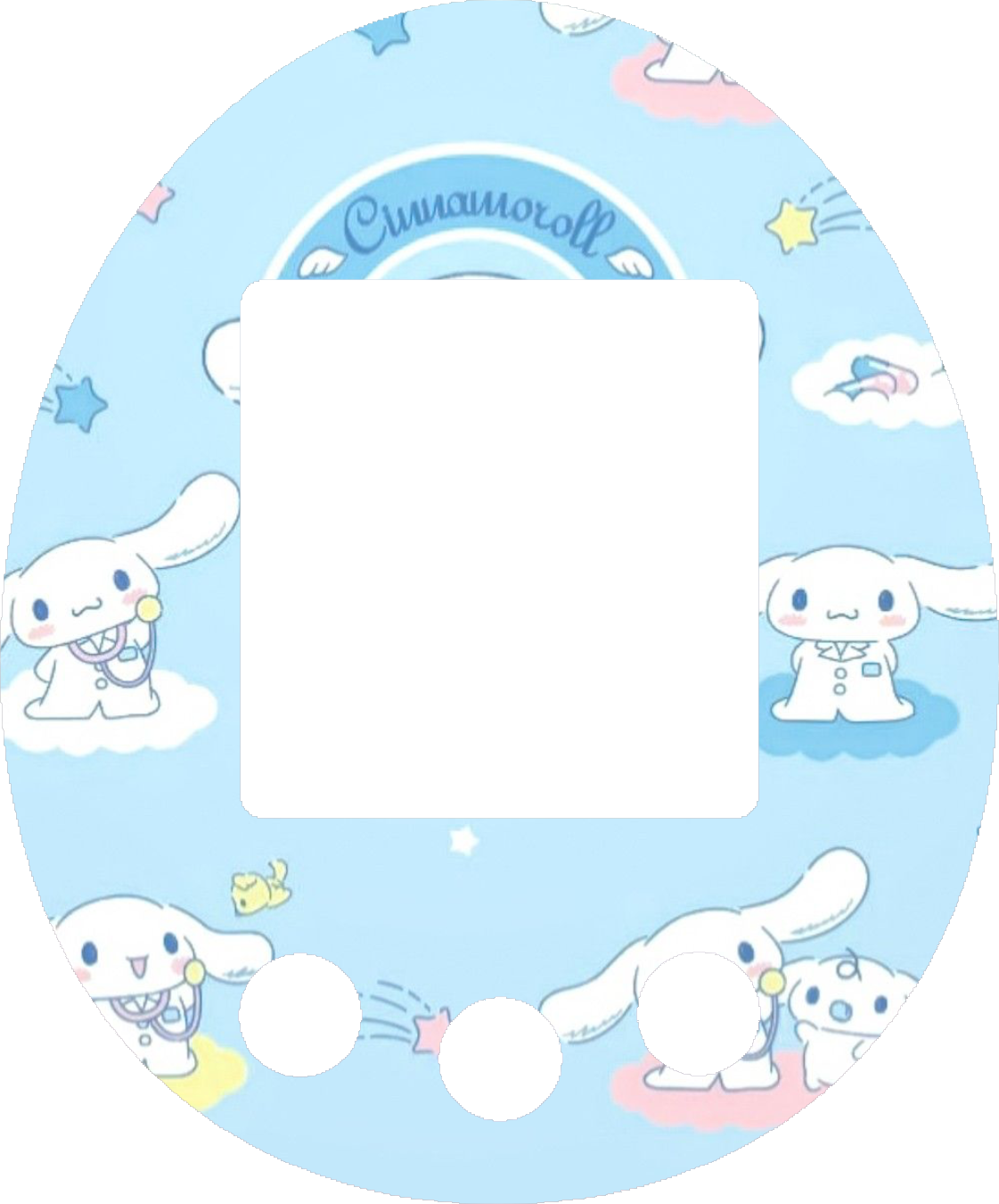 Cinnamoroll faceplate 4 for tamagotchi on/meets by AxolotlOWU on Cinnamoroll faceplate 4 for tamagotchi on/meets by AxolotlOWU on