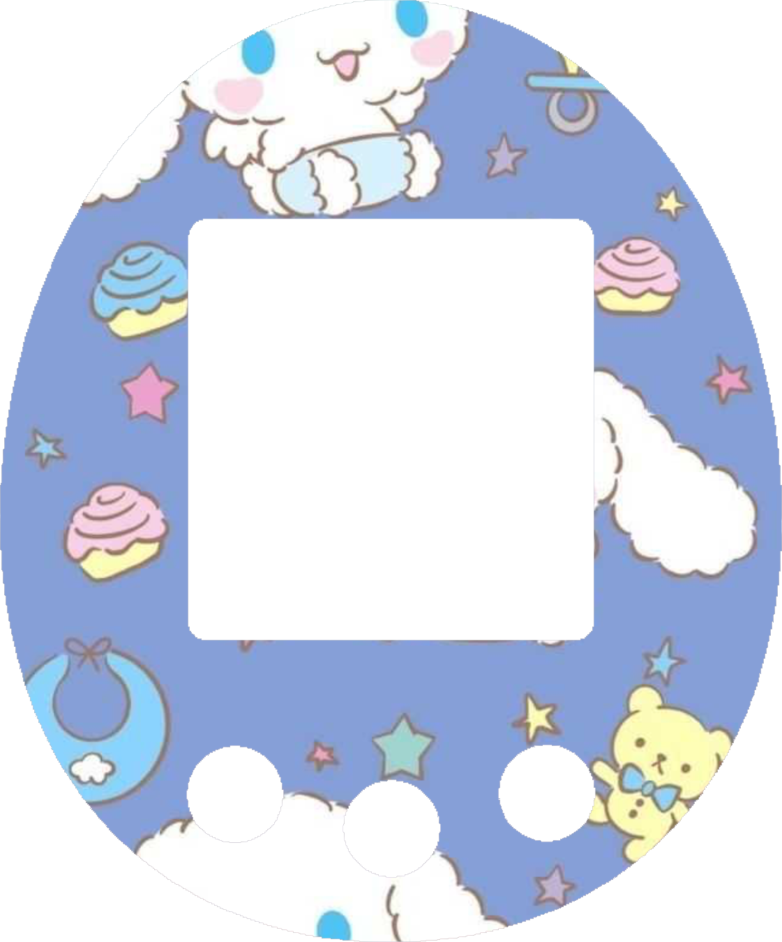 Cinnamoroll faceplate 8 for tamagotchi on/meets by AxolotlOWU on Cinnamoroll faceplate 8 for tamagotchi on/meets by AxolotlOWU on