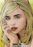 Fan art 2014 Chloe Moretz 1 by KHUANTRU