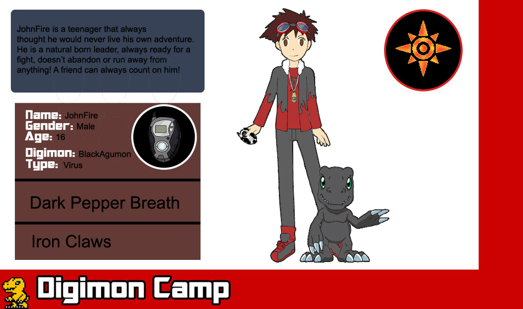 Tamer and Digimon Profile