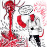 Hellboy meets The Thing