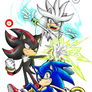 The Hedgehog Trio colored