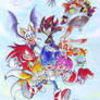 Sonic 25th Anniversary: colored