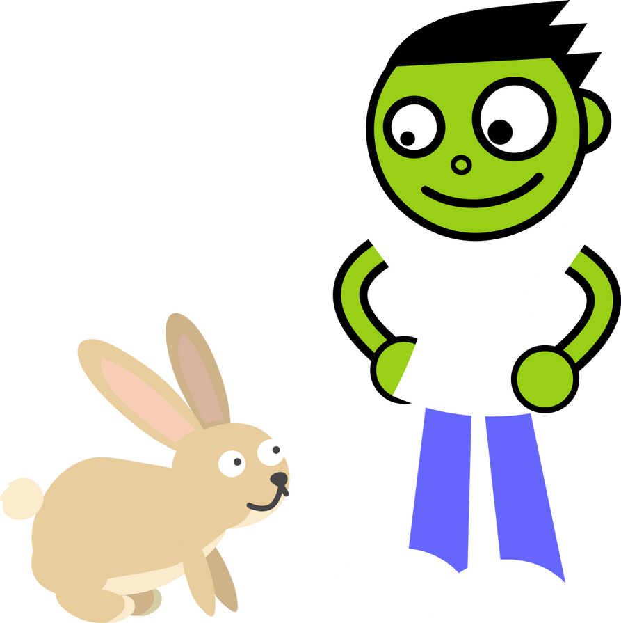 PBS KIDS Digital Art - Dash and a Rabbit by MarcoMahone721 on DeviantArt