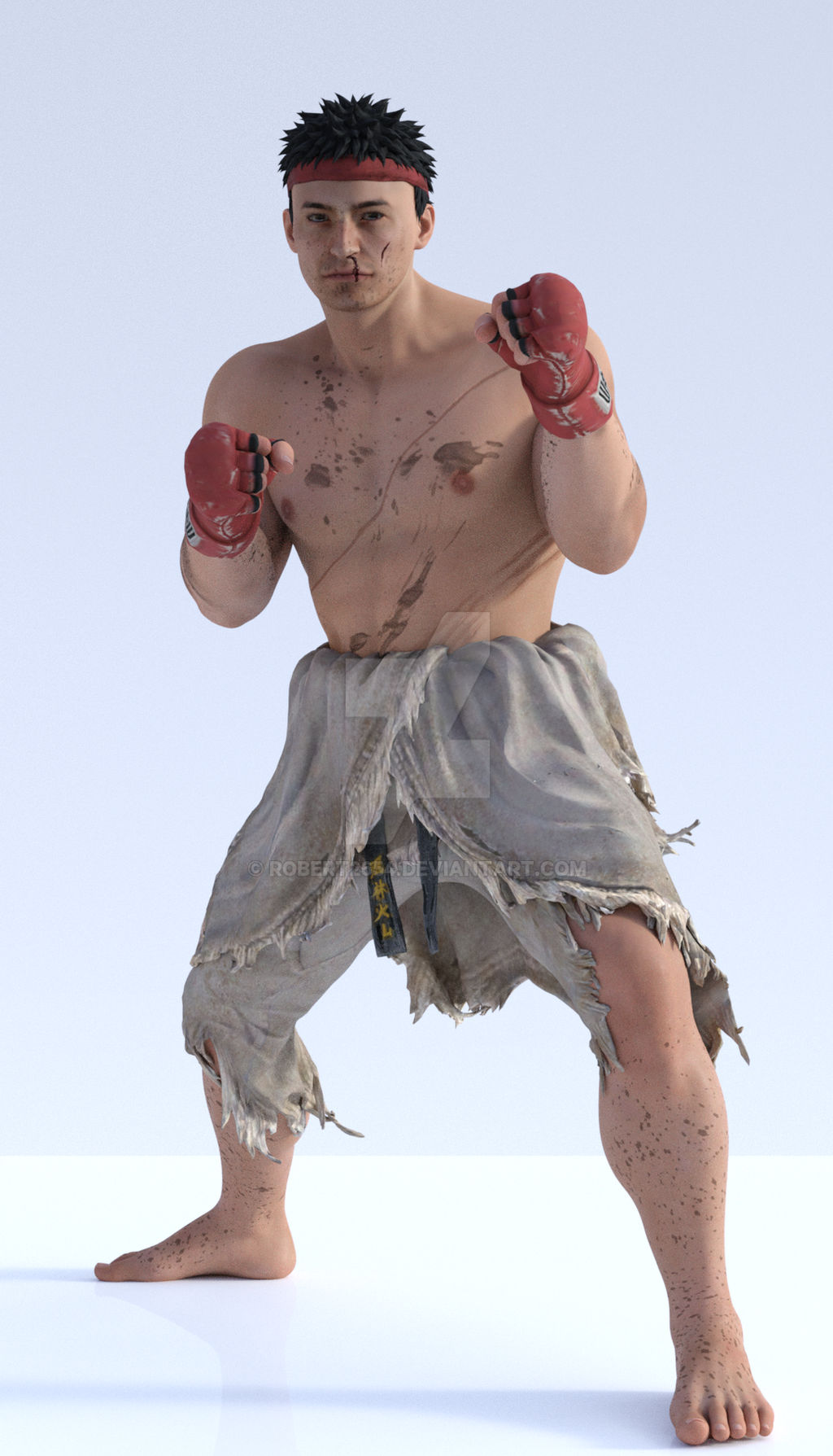 Hurt Ryu Ryu destroyed by ripped12 on DeviantArt