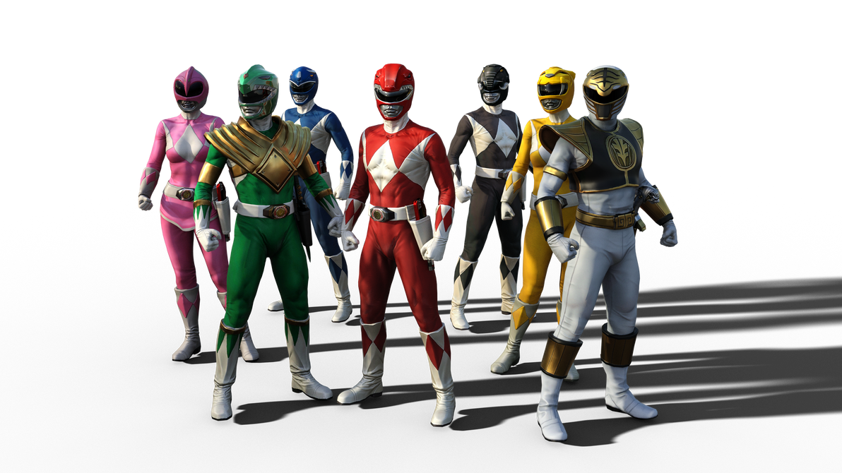 Power Rangers for G8 Male and Female Preview by TractorTech on DeviantArt