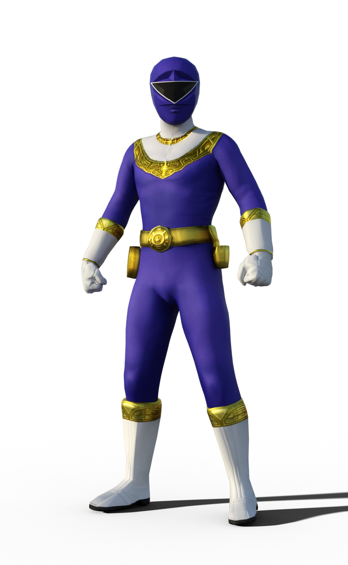 Blue Zeo Ranger for G8M by TractorTech on DeviantArt