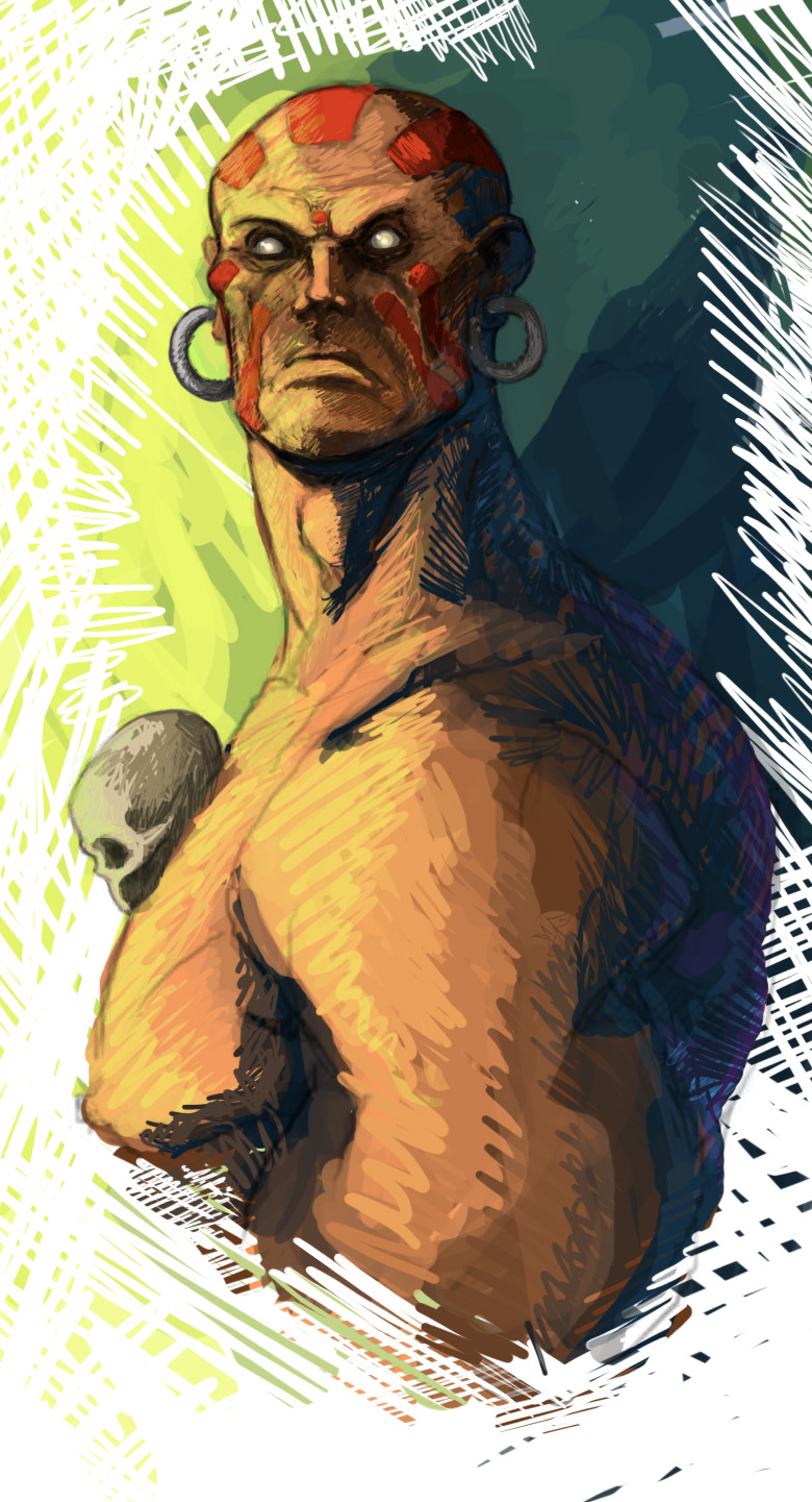 Dhalsim color by CleverBlue