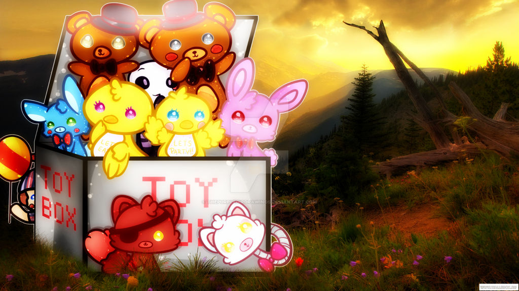 Box with animatronics ^_^ by ThePurpleGirDrawings on DeviantArt