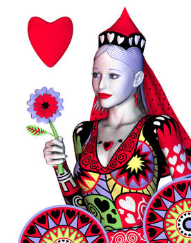 Queen of Hearts - Detail