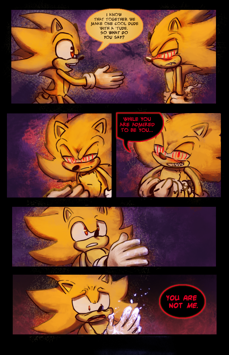 Super Sonic: The Worst Fear Page 1 by Okida on DeviantArt