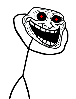 Troll Face Angry