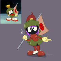 Marvin the martian (genderbend)