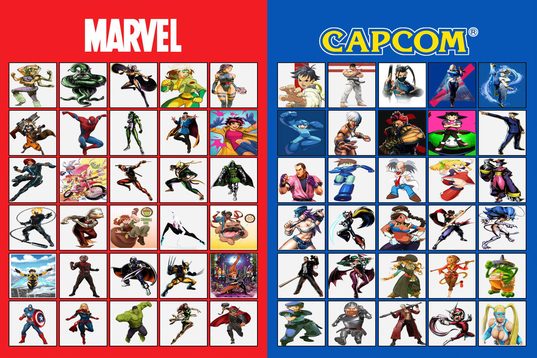 My Idea Marvel Vs Capcom 4 Roster by kinng01 on DeviantArt