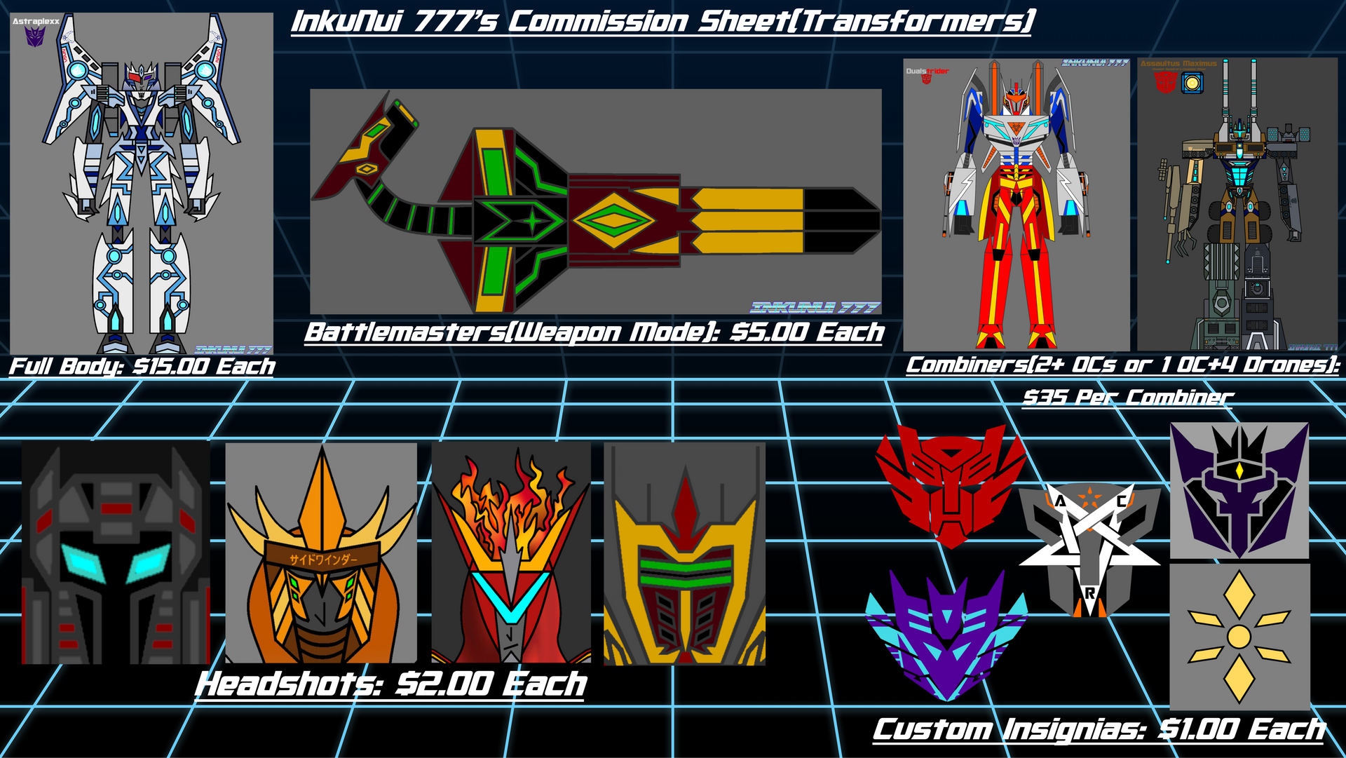 Transformer Deviantart Inks Transformers Artwork Commission Sheet by InkuNui777 on DeviantArt