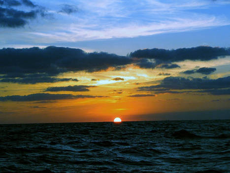 Sunset at Baltic Sea