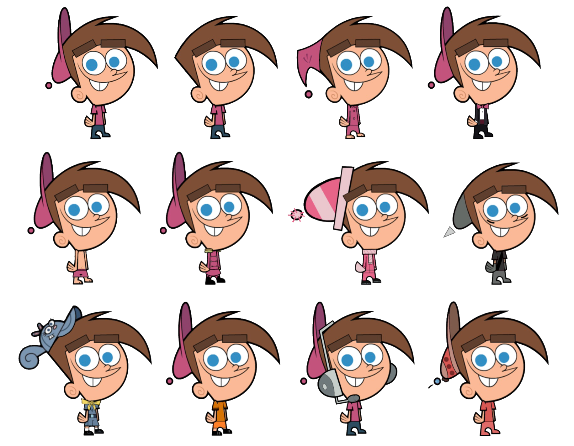 FOP - Timmy's Outfits by Pet-54 on DeviantArt