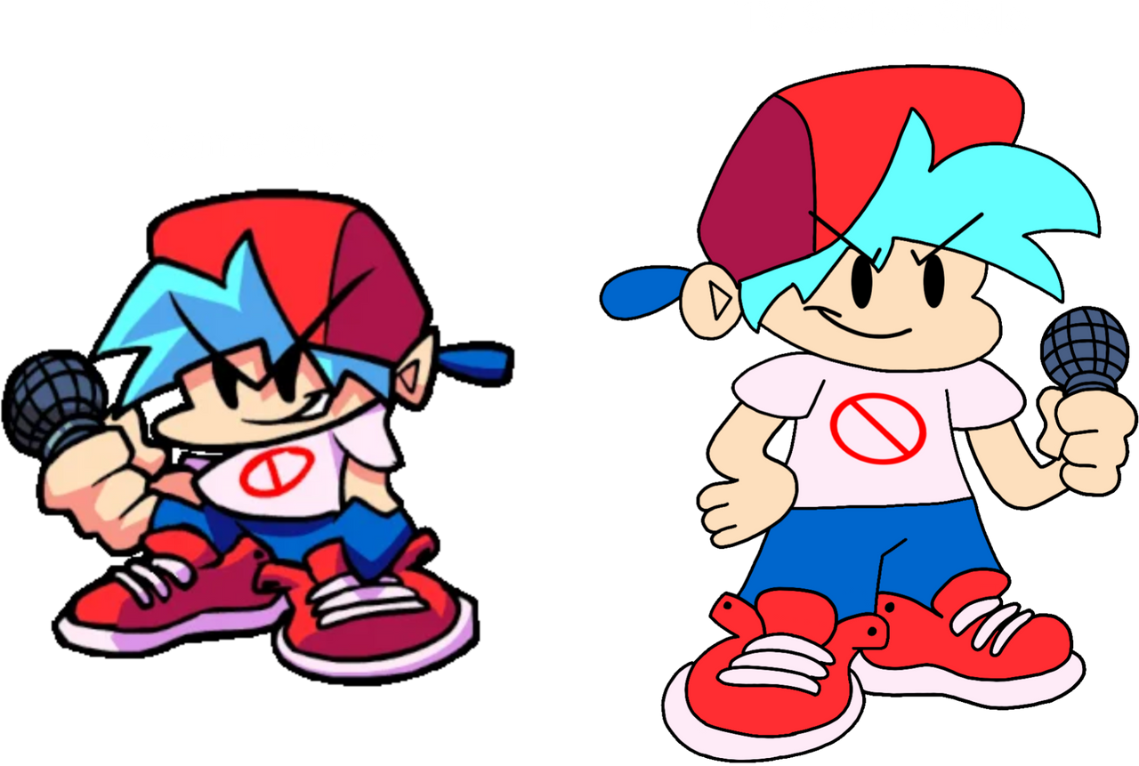 Fnf Style Computer FNF Character Style Comparisons by StarGalaxy2007 on DeviantArt