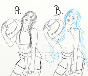 Which hair style should I paint?
