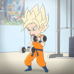 Goku Training by Gugarts