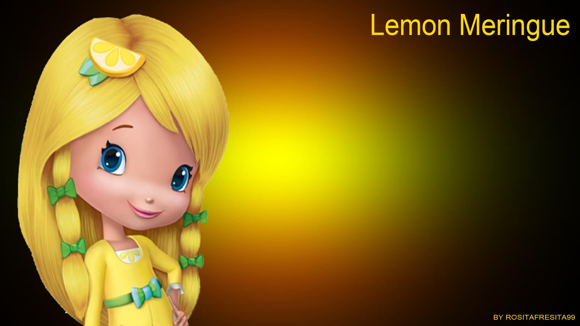 Lemon Meringue Script Lemon Meringue Wallpaper by RositaFresita99 on DeviantArt