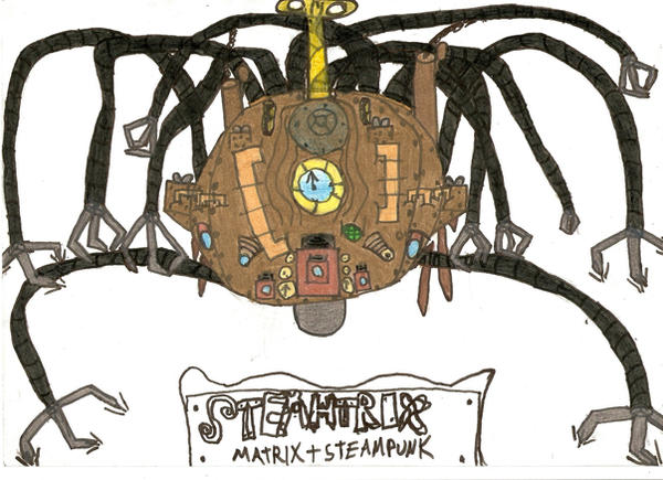 Stinky Matrix Stemapunk Matirx sentinel by ClockWorkButcher on DeviantArt
