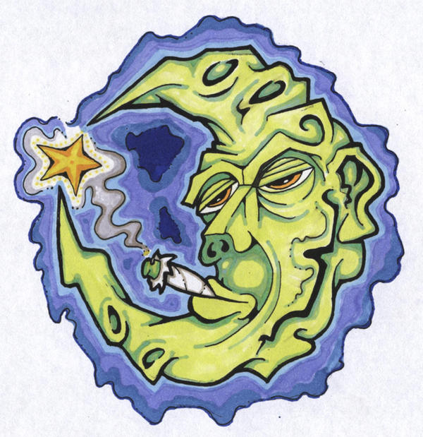 Moon Tattoo Flash by jakehawn on DeviantArt