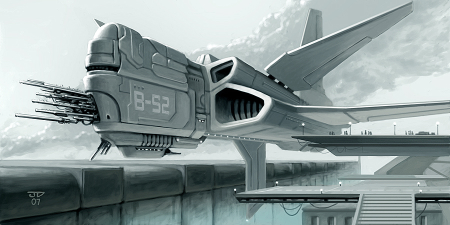 Space Ship by hunterkiller on DeviantArt
