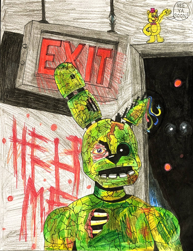 Springtap Art Springtrap Fan art by Dmayce on DeviantArt