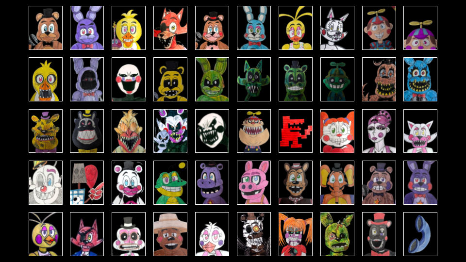 Ultimate Custom Night Roster Redrawn by Dmayce on DeviantArt