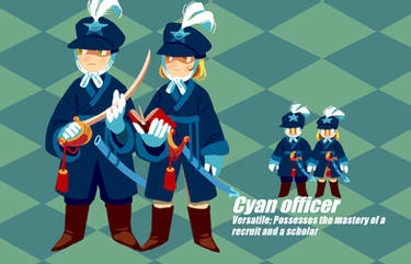 Cyan Officer class_ rank2