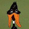 Daffy's dancing beak