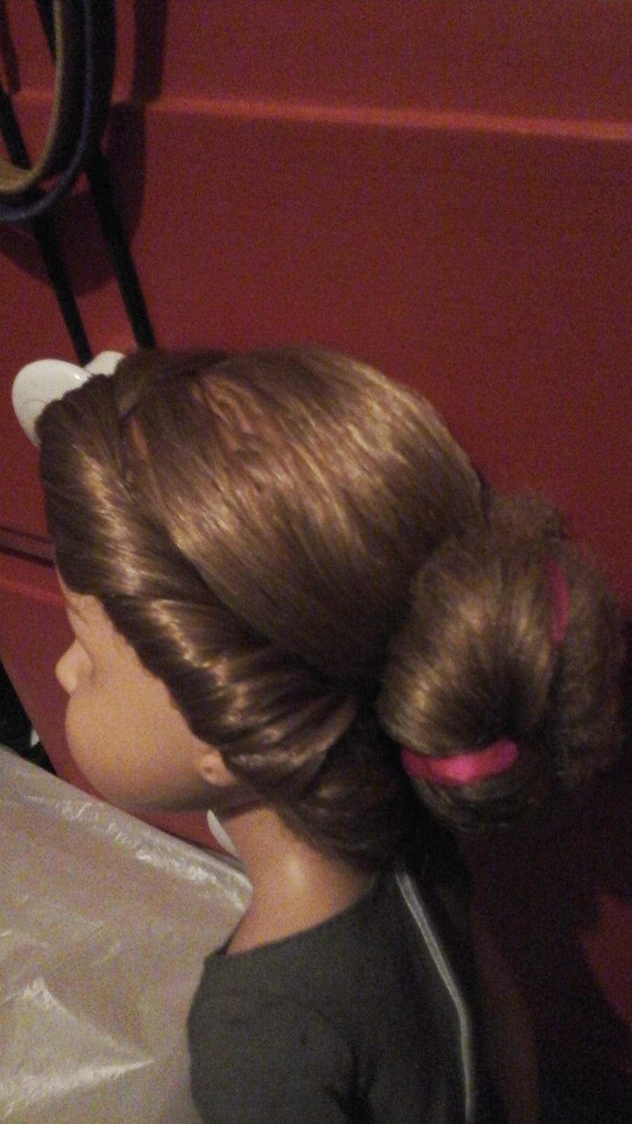 Elsa S Coronation Updo Hair Practice By