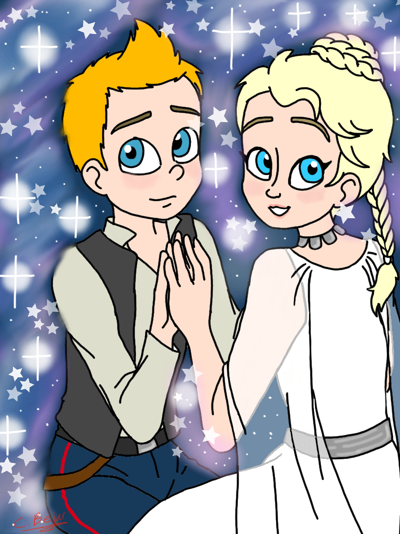 Happy May the 4th from Tintin and Elsa!