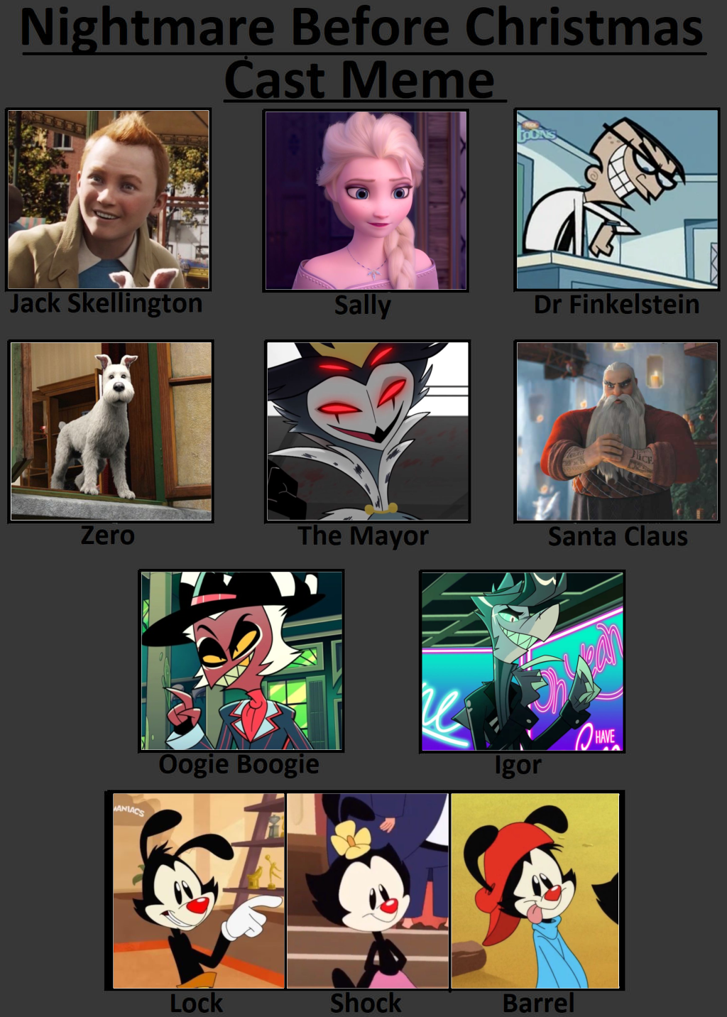 Recast Deviantart My Nightmare Before Christmas recast by AdventurousDragon96 on DeviantArt