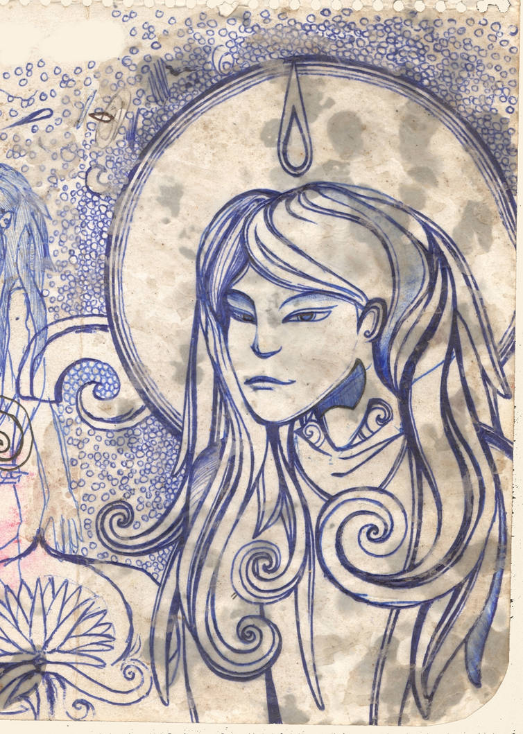 Blue Linework 2 by jiqoirs on DeviantArt