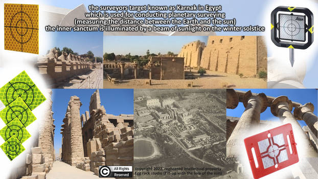 Karnak the surveyors target