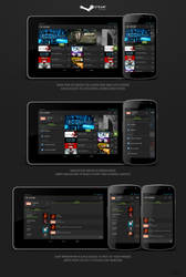 Redesigned Steam for Androids, Holo