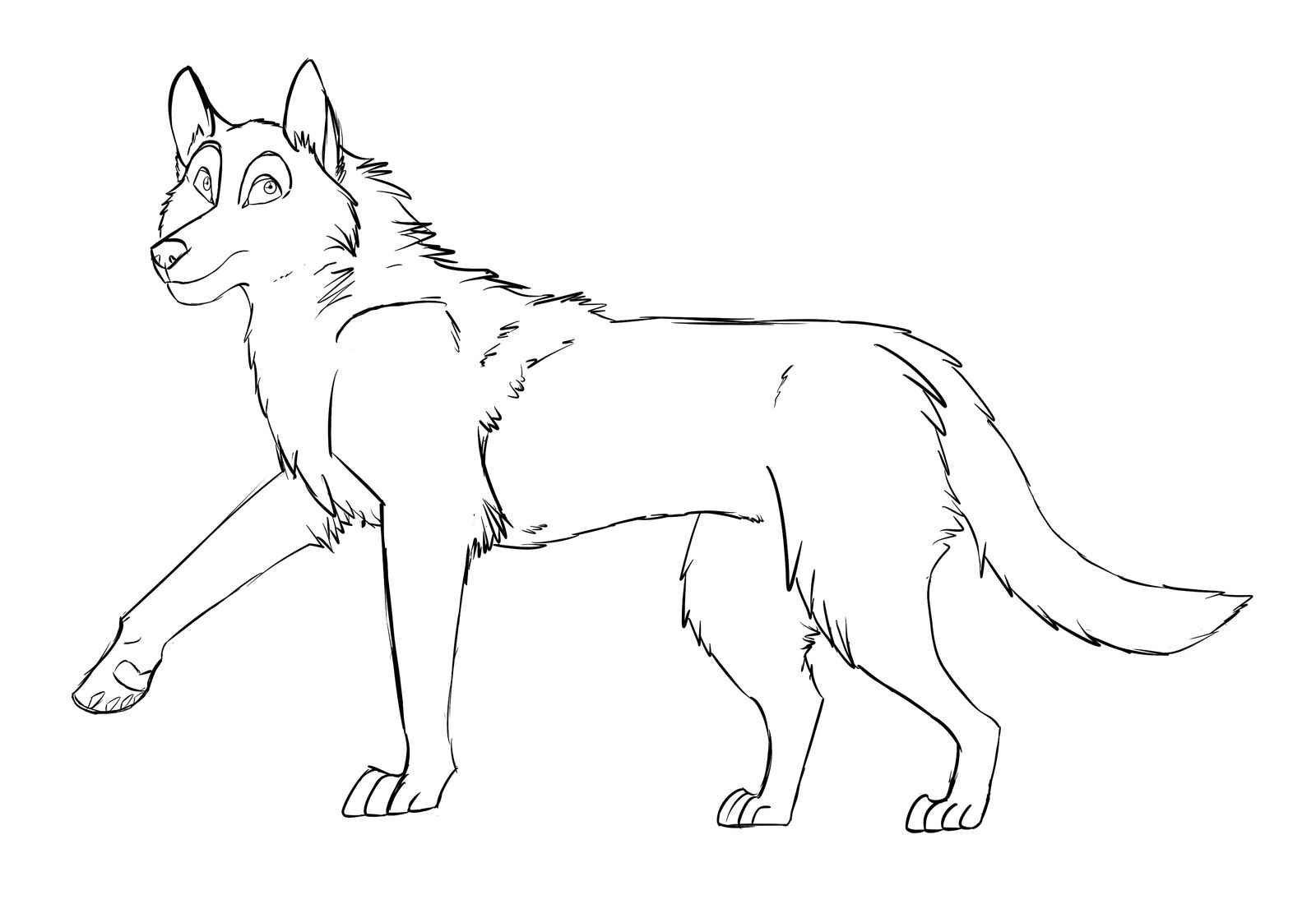 Disney Wolf by SlaiSoSly on DeviantArt