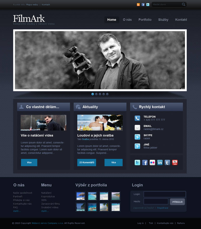 Filmark web by Lifety on DeviantArt