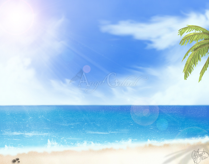 Speedpaint: Beach