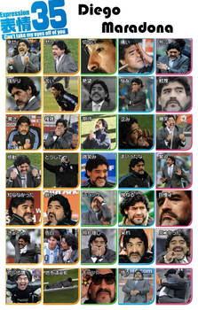 pixiv Maradona 35 expressions