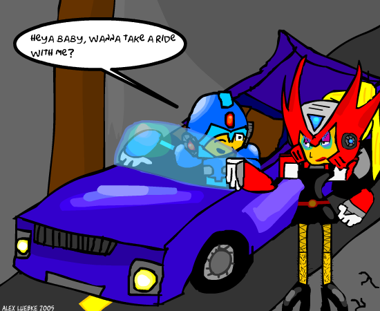 Megaman X likes dem Ho's.