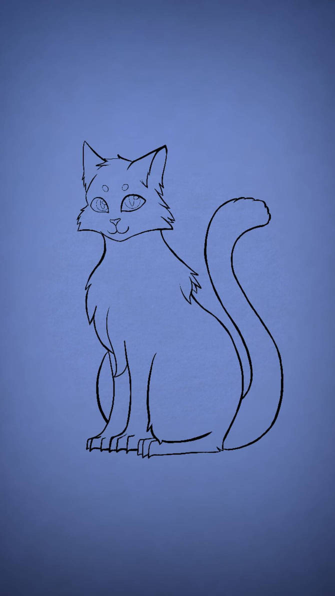 Cat base 2 by Ariki0Creativity on DeviantArt